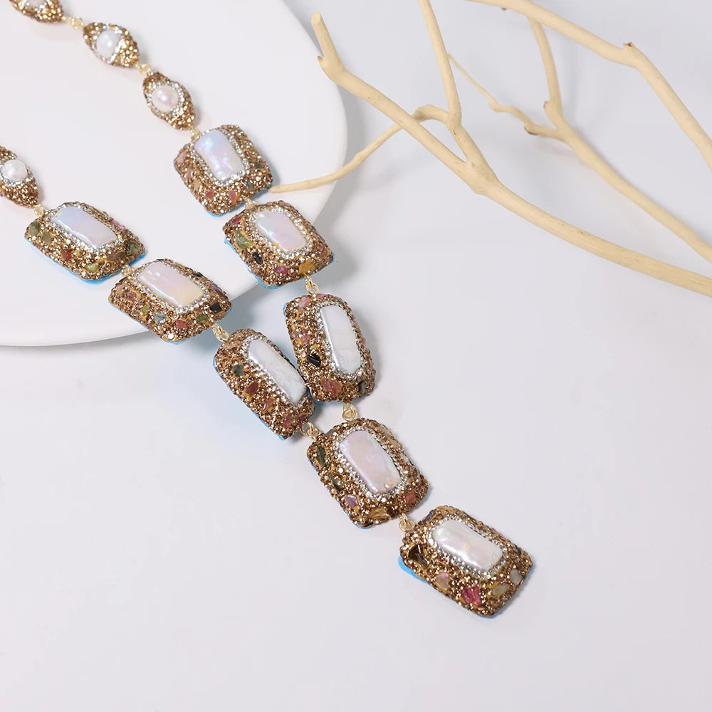 Lucia Gole - Square Pearl Set