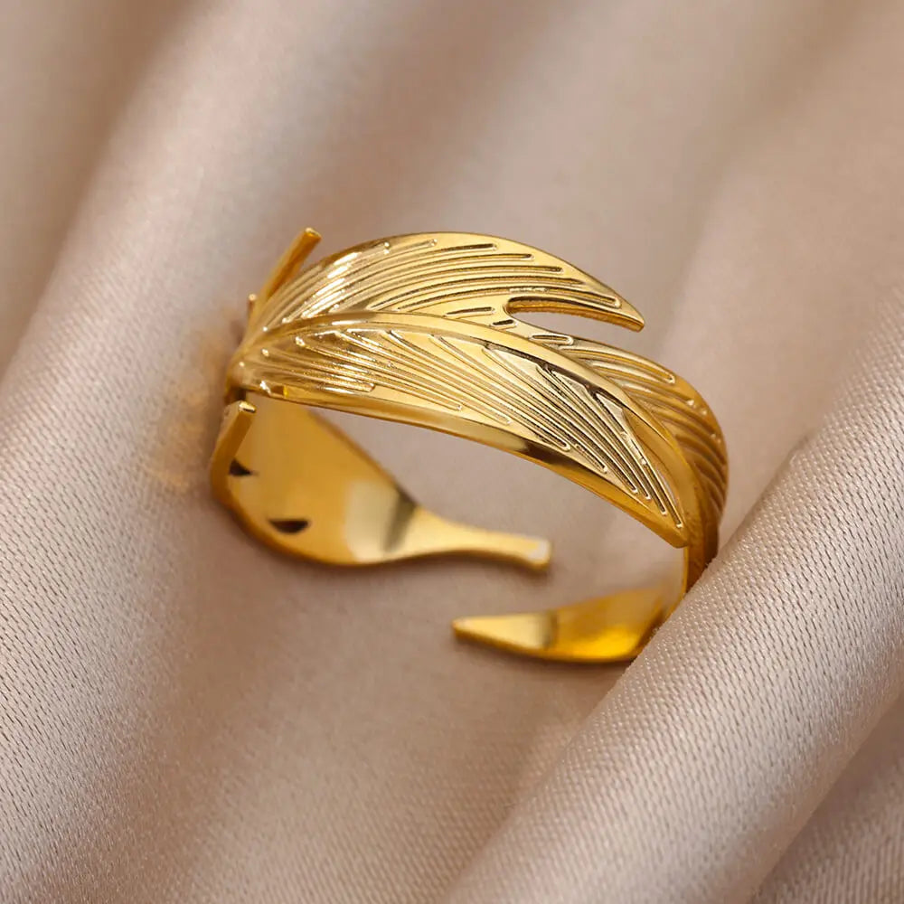 Lucia Gole Gold Stainless Steel Rings - Tarnish-Resistant