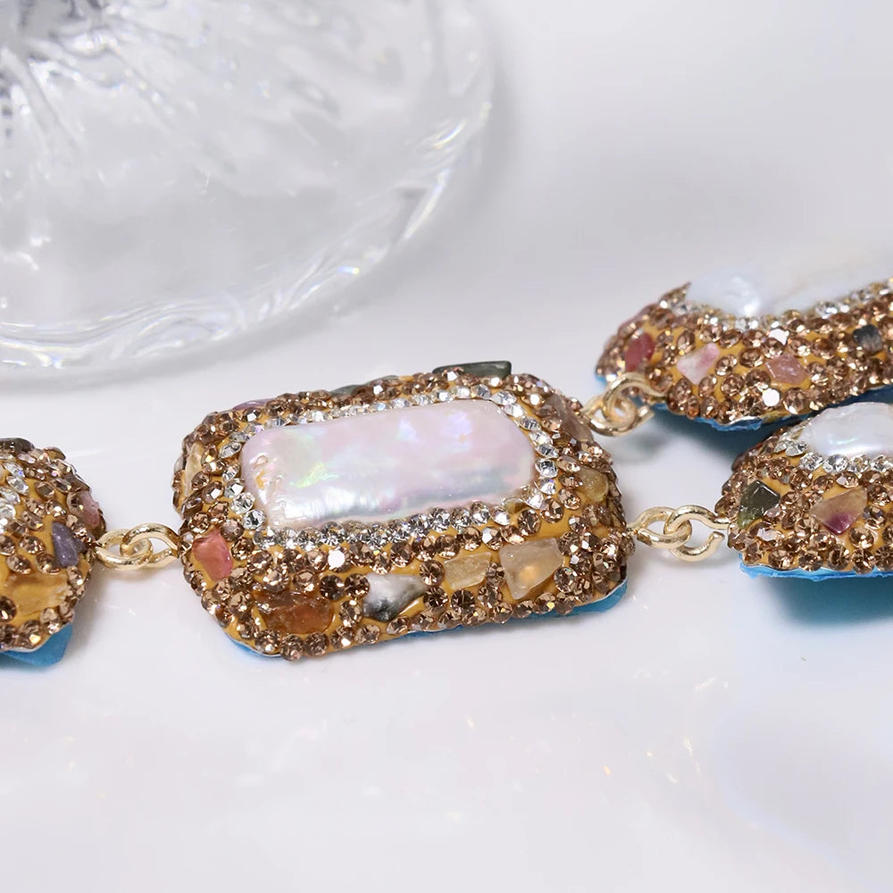Lucia Gole - Square Pearl Set