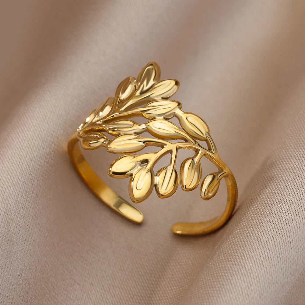 Lucia Gole Gold Stainless Steel Rings - Tarnish-Resistant
