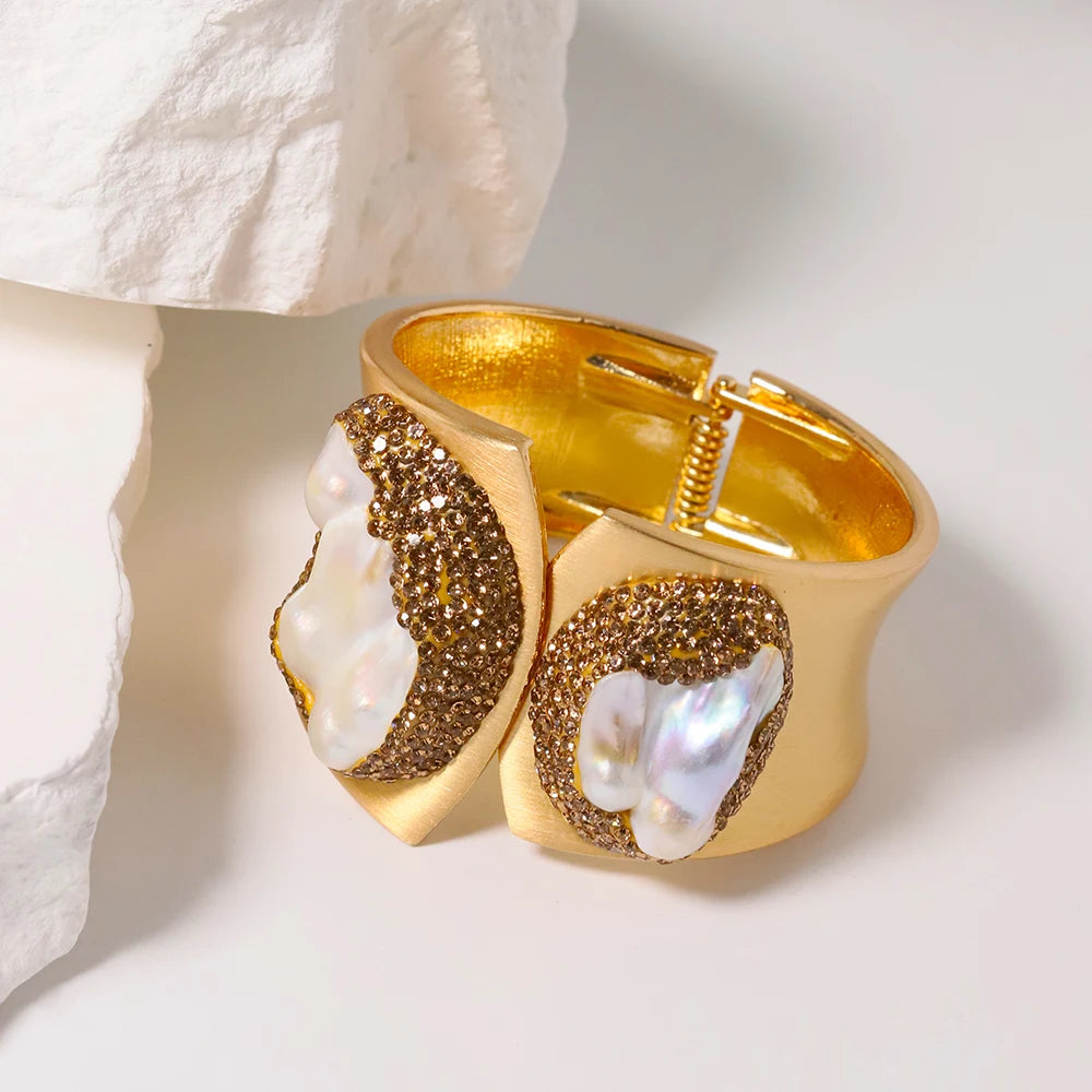 Lucia Gole - Freshwater Oval Pearl Bracelet