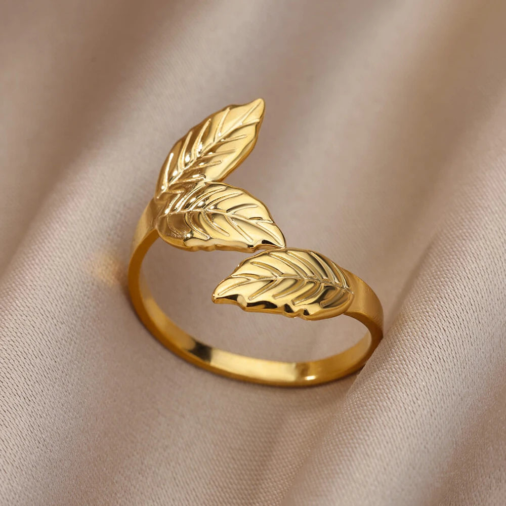 Lucia Gole Gold Stainless Steel Rings - Tarnish-Resistant