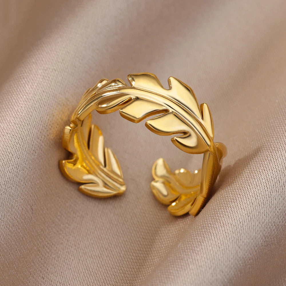 Lucia Gole Gold Stainless Steel Rings - Tarnish-Resistant