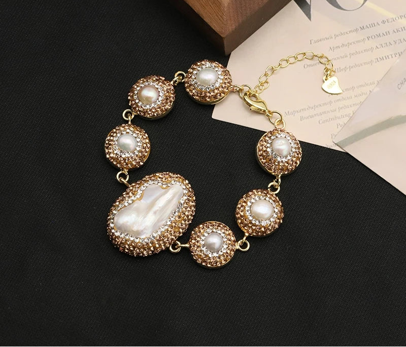 Lucia Gole – Freshwater Baroque Pearl Bracelets