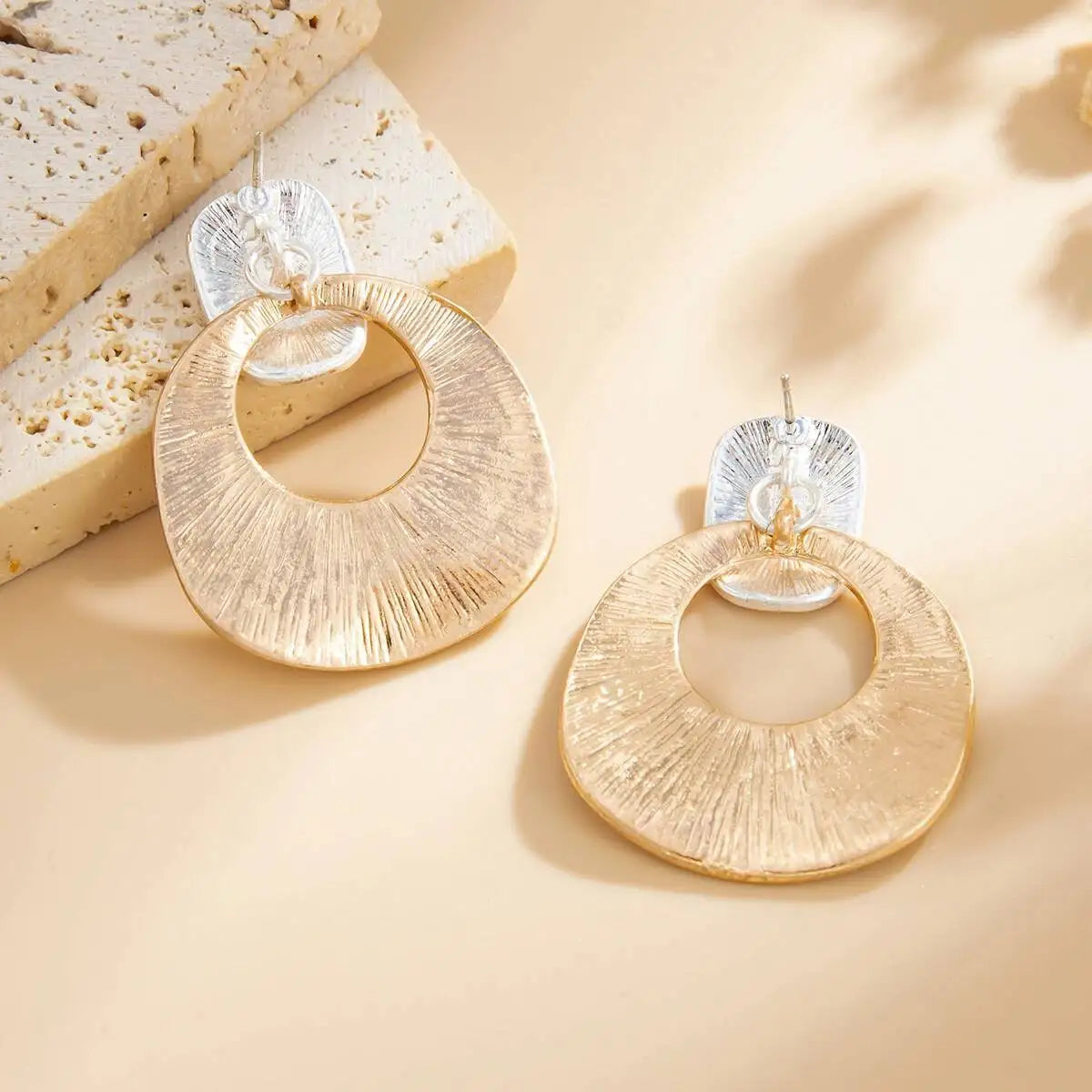 Lucia Gole - Geometric Mixed Color Stud Earrings