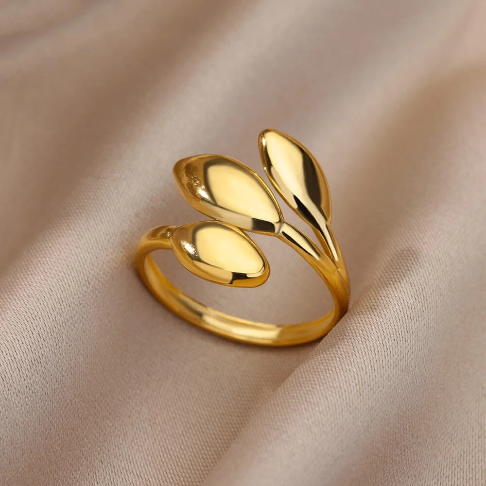 Lucia Gole Gold Stainless Steel Rings - Tarnish-Resistant