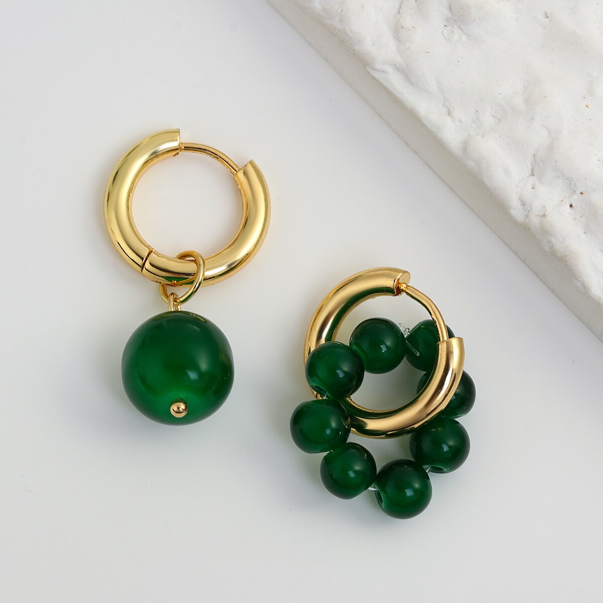 Lucia Gole Beads Round Earrings - Lucia Gole