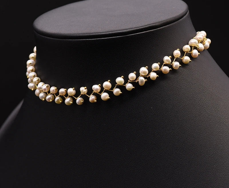 Lucia Gole - Freshwater Pearl Choker Necklace