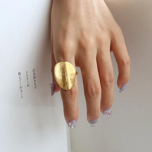 Lucia Gole Sculptural Gold & Silver Statement Ring