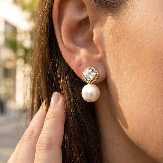 Lucia Gole Pearl Drop Earrings