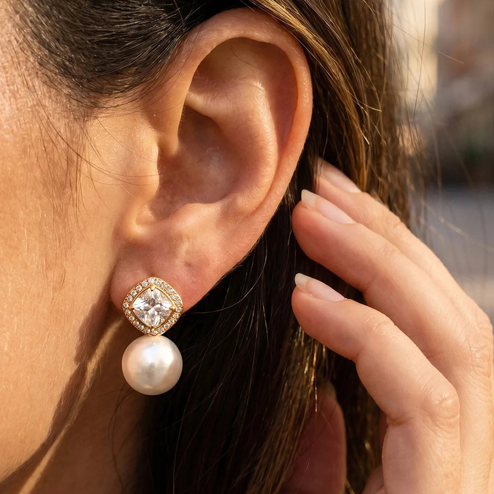 Lucia Gole Pearl Drop Earrings