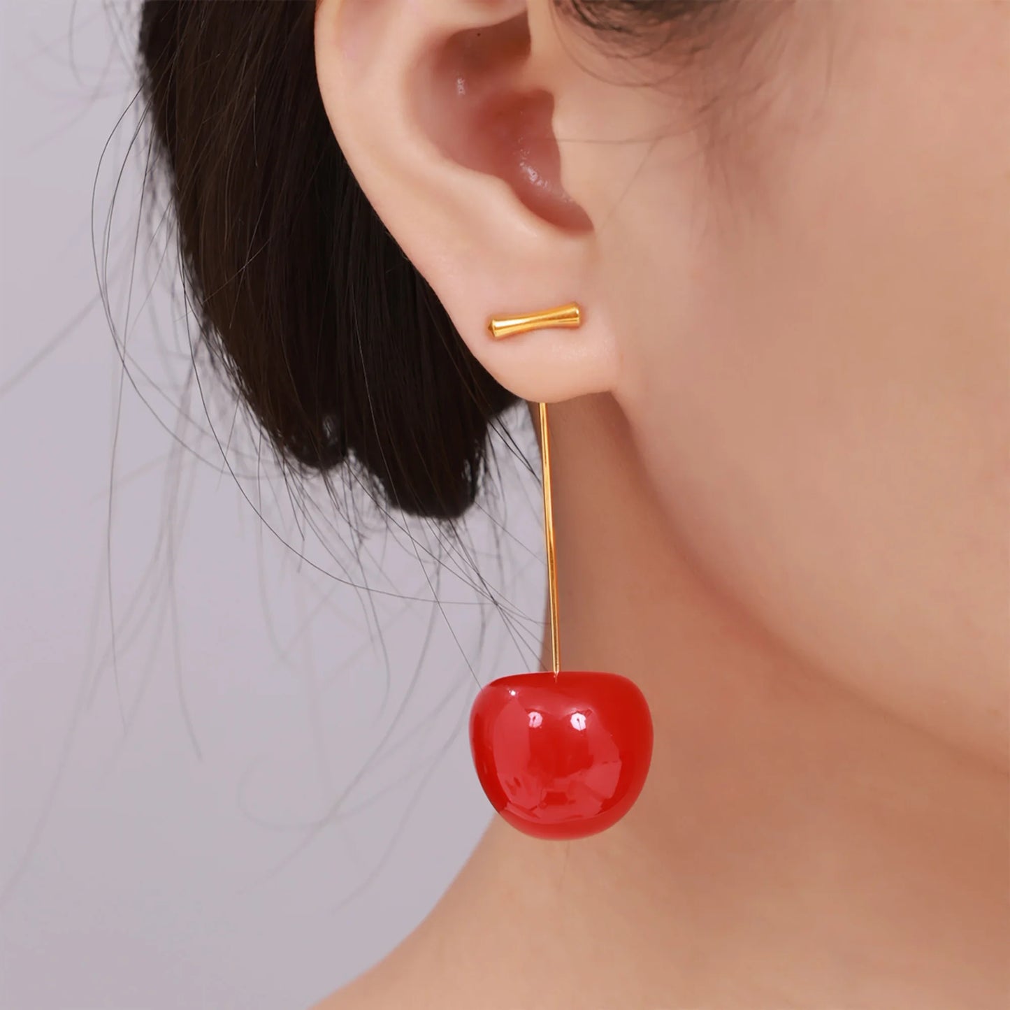 Lucia Gole Cherry Drop Earrings