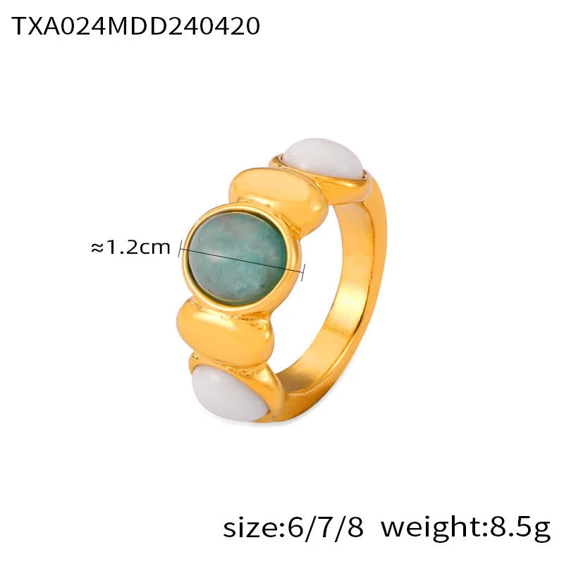 Lucia Gole Stainless Steel Bangle Set – Gold Plated, Waterproof & Tarnish-Resistant