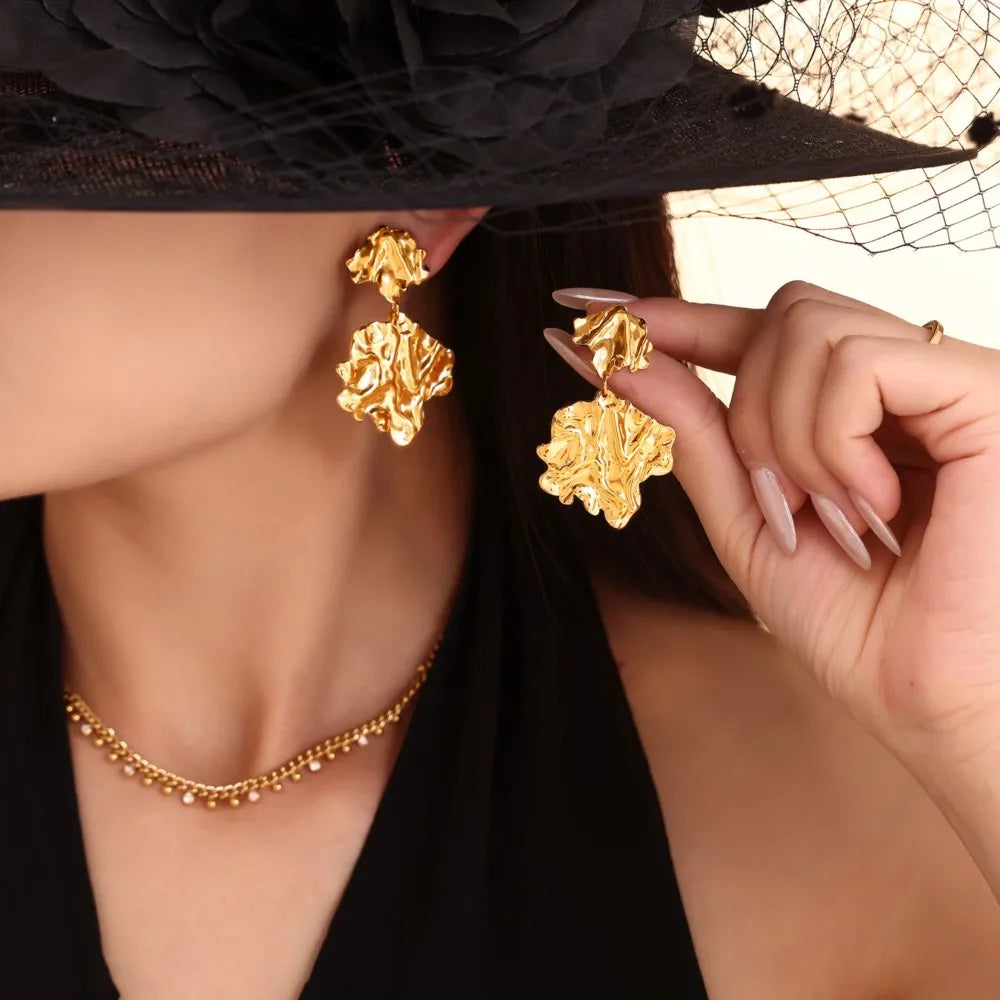Lucia Gole - Sculptural Drop Earrings