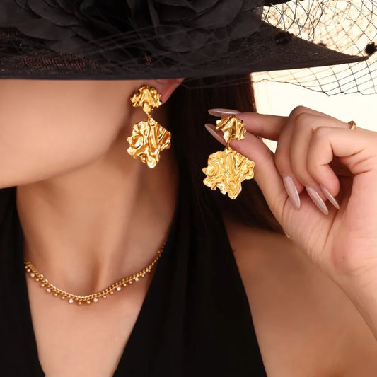 Lucia Gole - Sculptural Drop Earrings