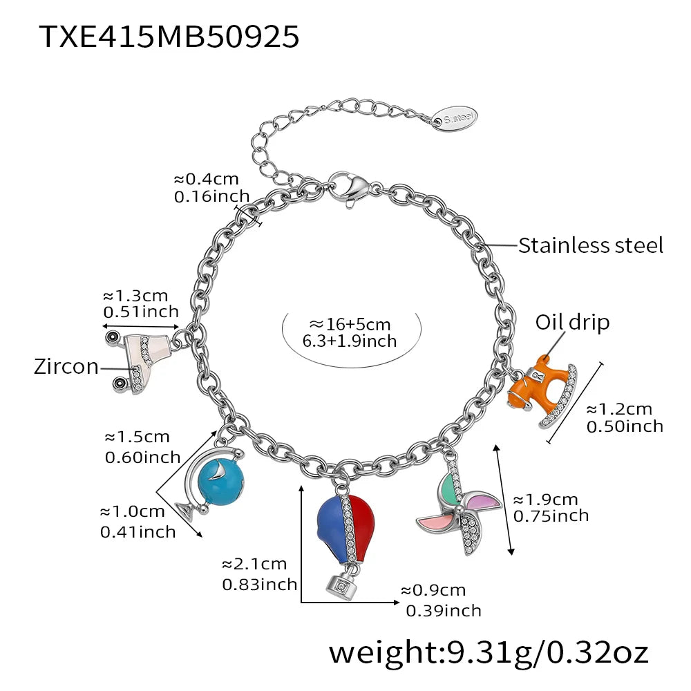 Lucia Gole - Charm Bracelet & Necklace Set