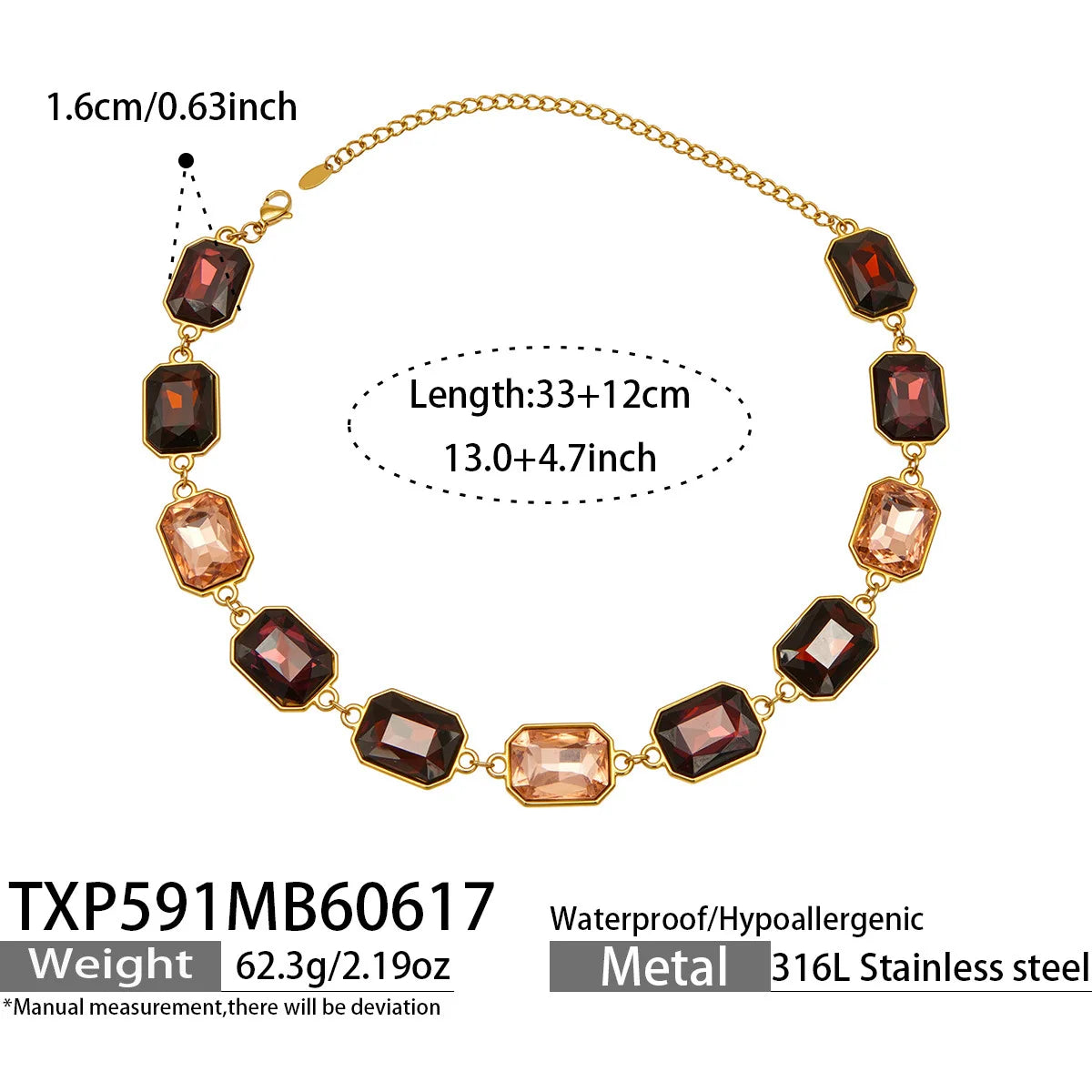 Lucia Gole Cut Crystal Necklace & Bracelet