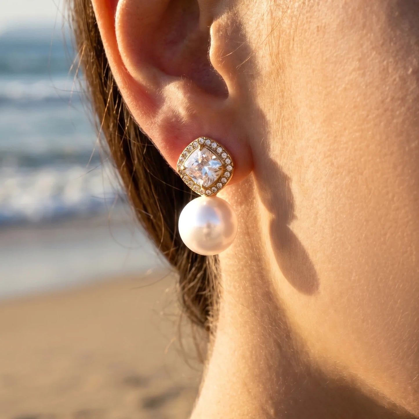 Lucia Gole Pearl Drop Earrings