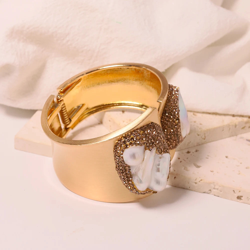 Lucia Gole - Freshwater Oval Pearl Bracelet