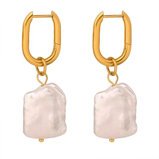 Lucia Gole- Baroque Pearl Drop Earrings