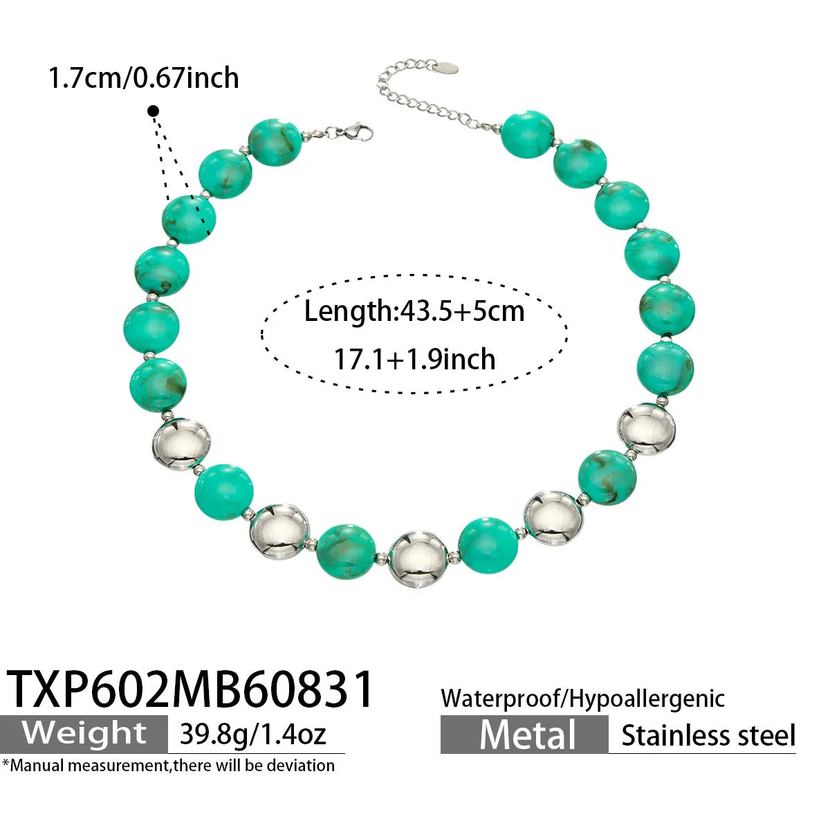 Lucia Gole - Colourful Beaded Necklace & Bracelet