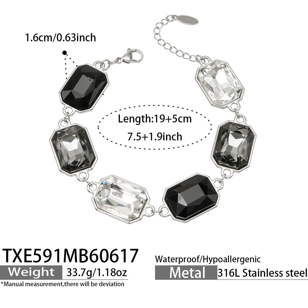 Lucia Gole Cut Crystal Necklace & Bracelet