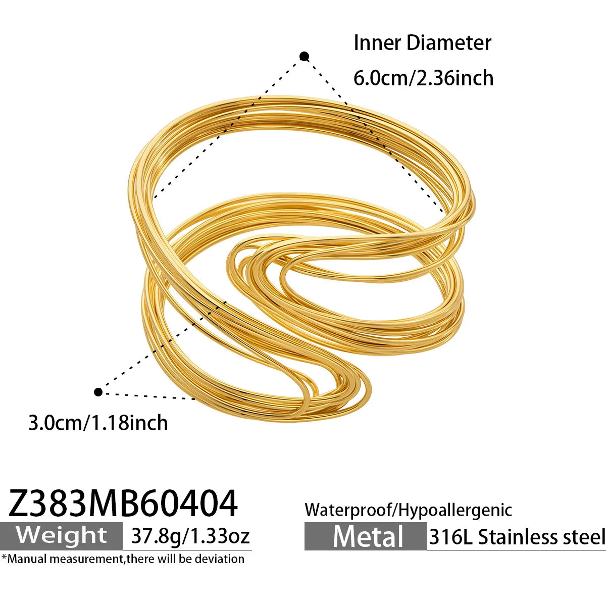 Lucia Gole - Wrapped Wire Bangle