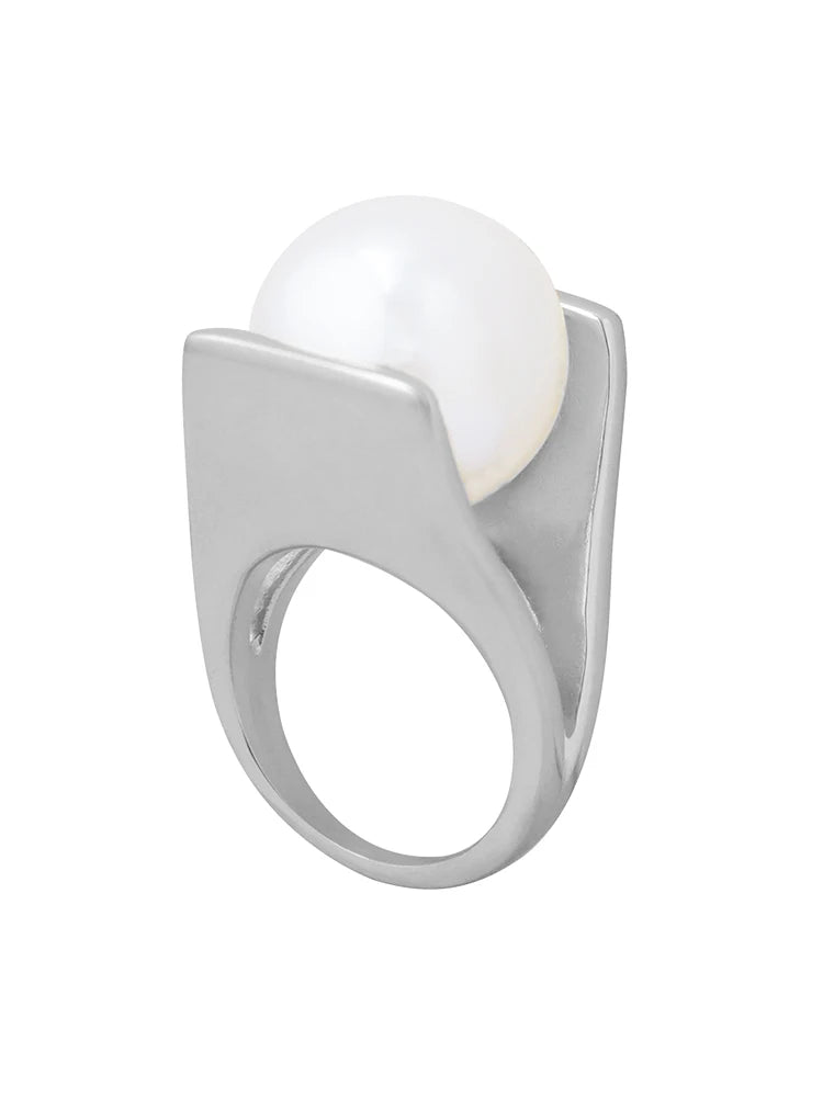 Lucia Gole Bold Pearl Statement Ring