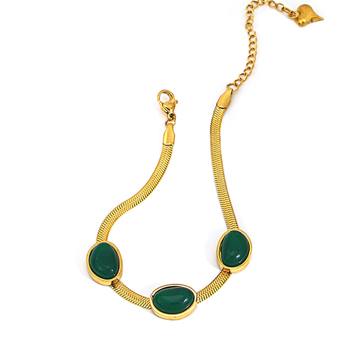 Lucia Gole Emerald Necklace & Bracelet Set - Lucia Gole