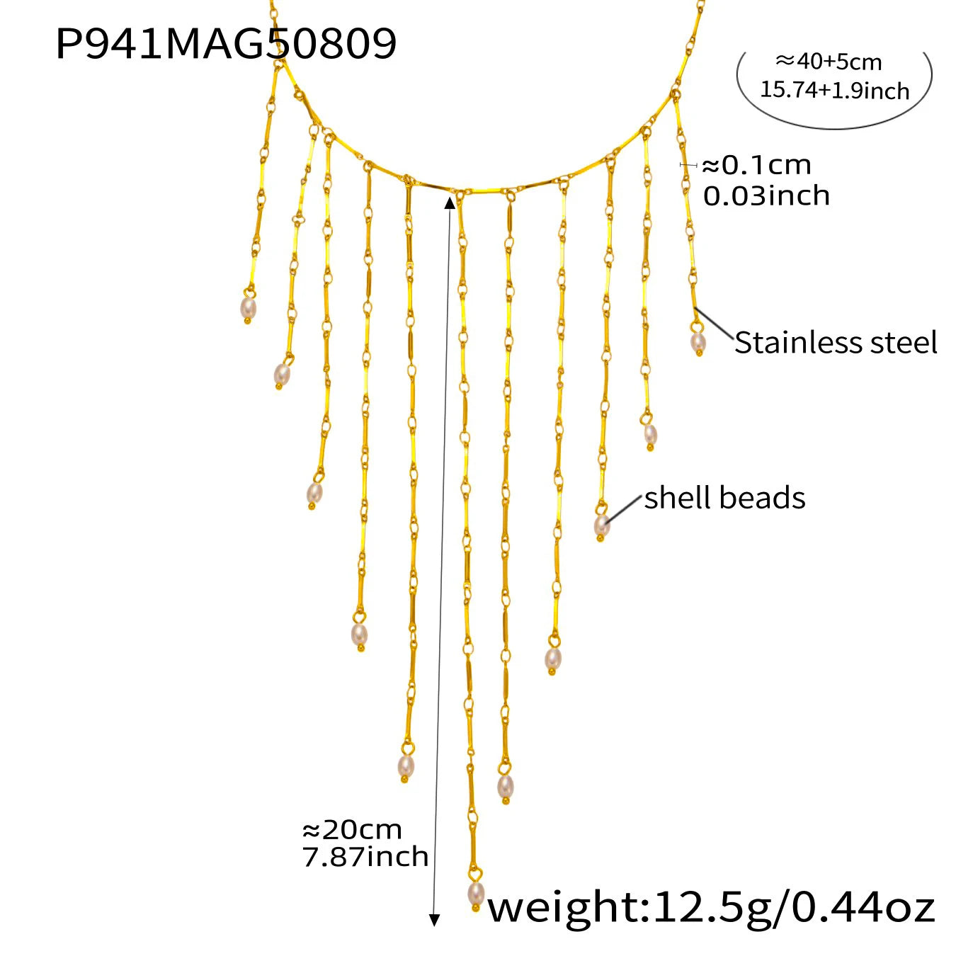 Lucia Gole - Sweet Fringe Necklace