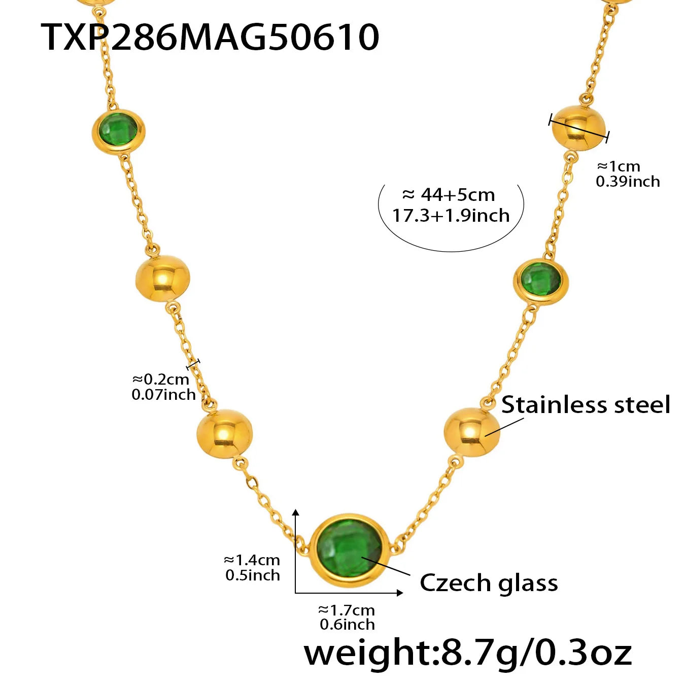 Lucia Gole-Crystal Necklace & Bracelet