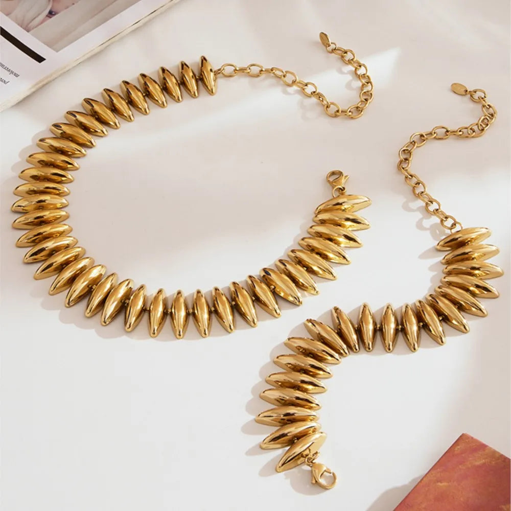 Lucia Gole – Chunky Choker Necklace & Bracelet Set