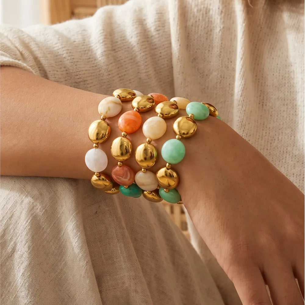 Lucia Gole - Colourful Beaded Necklace & Bracelet