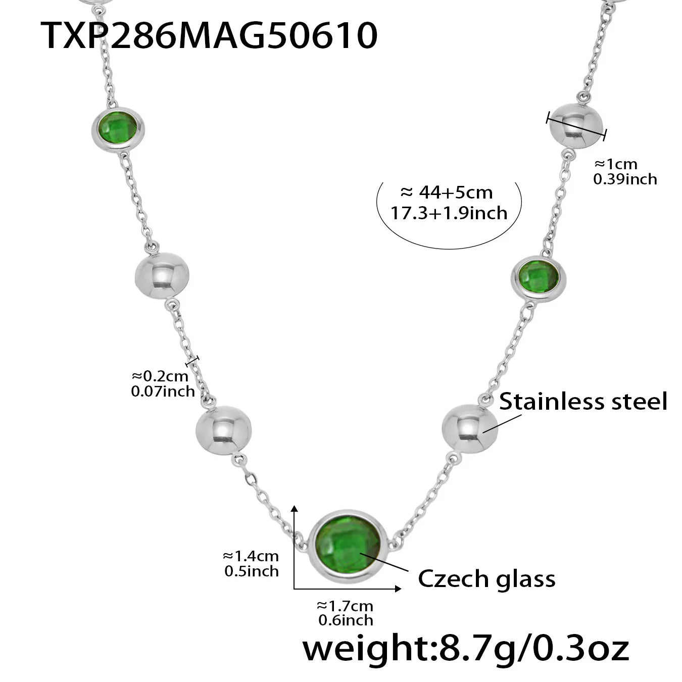 Lucia Gole-Crystal Necklace & Bracelet