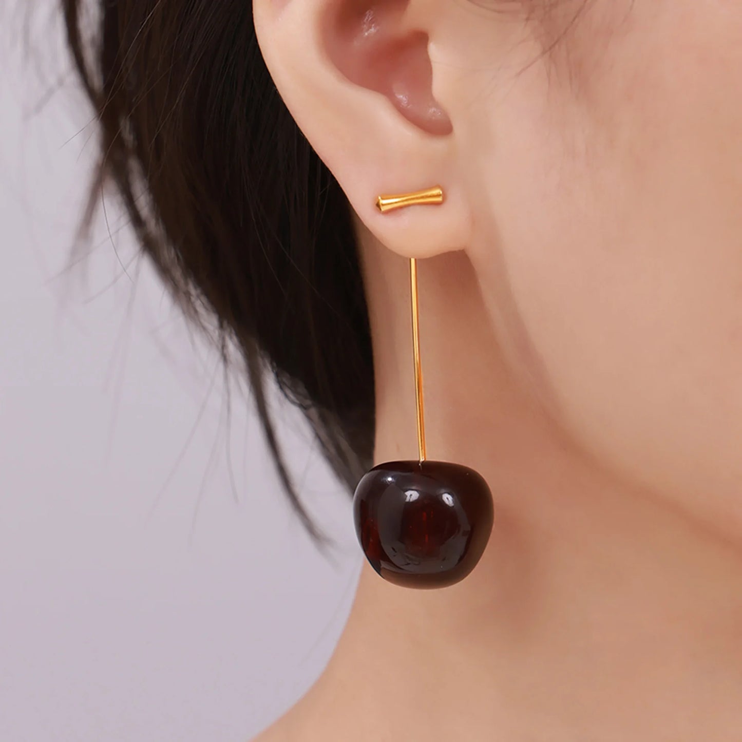 Lucia Gole Cherry Drop Earrings