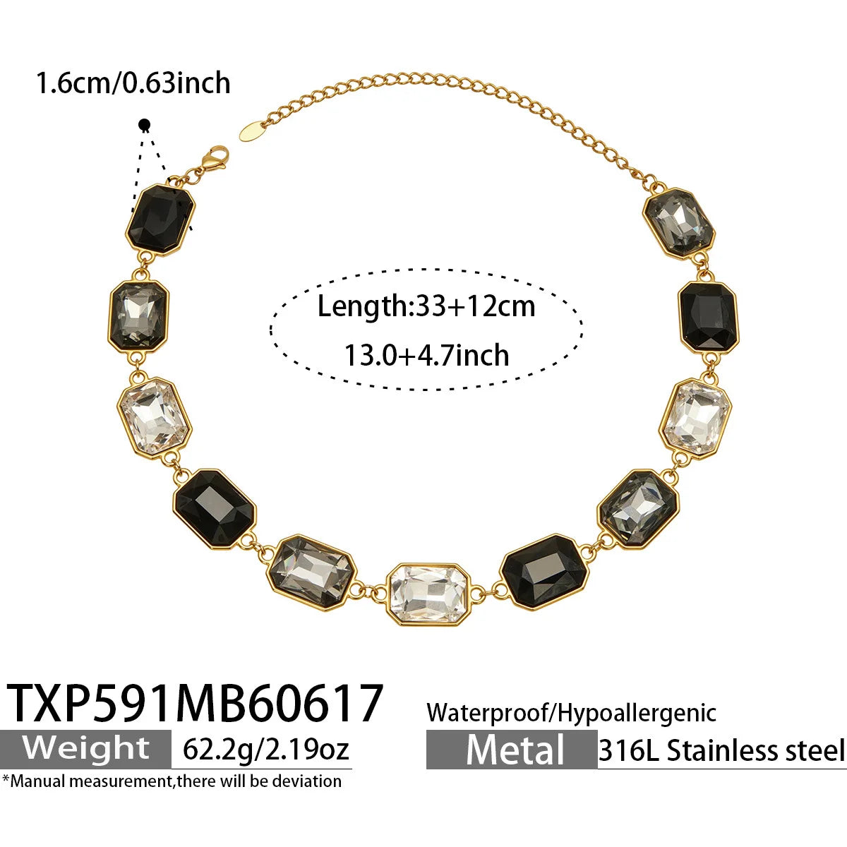 Lucia Gole Cut Crystal Necklace & Bracelet