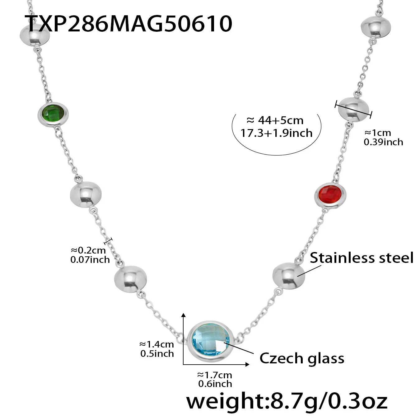 Lucia Gole-Crystal Necklace & Bracelet