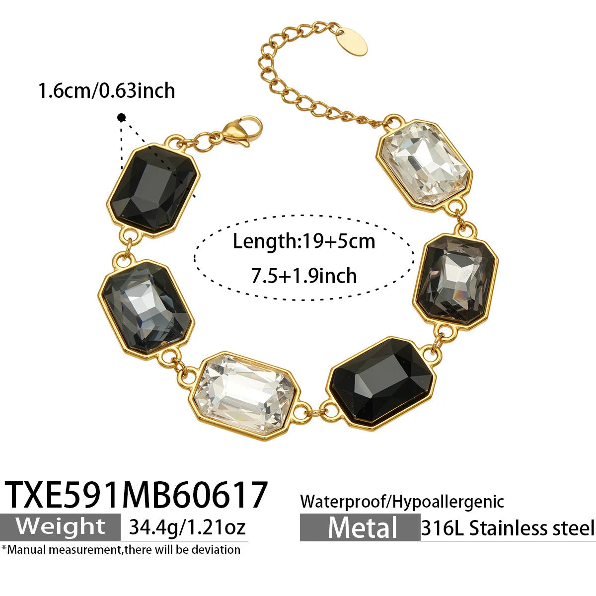 Lucia Gole Cut Crystal Necklace & Bracelet