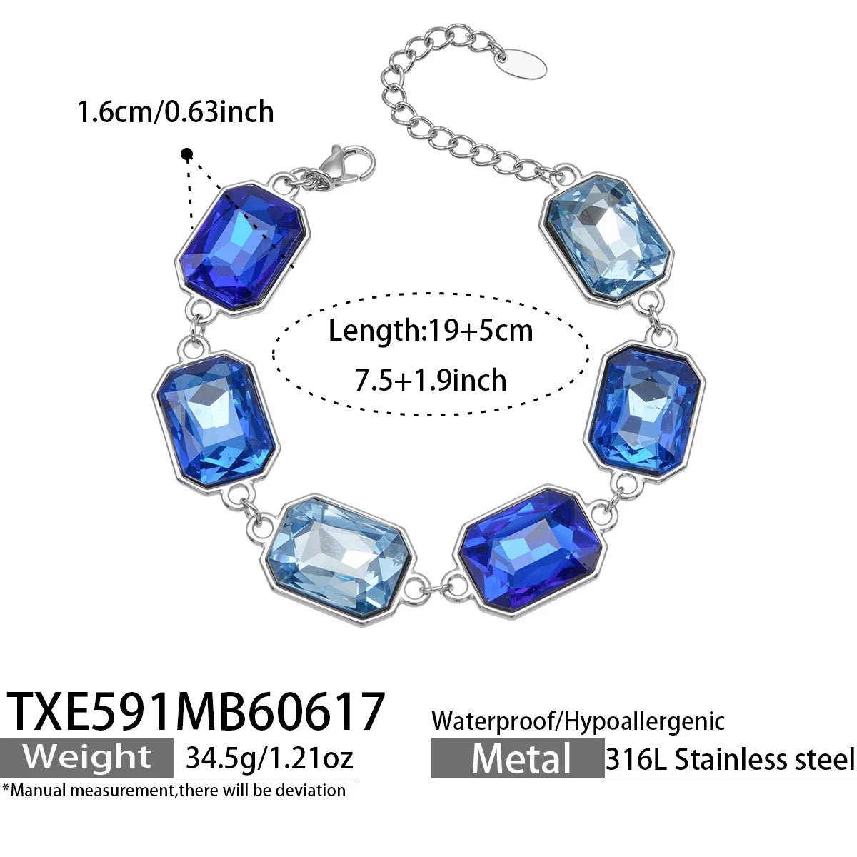Lucia Gole Cut Crystal Necklace & Bracelet
