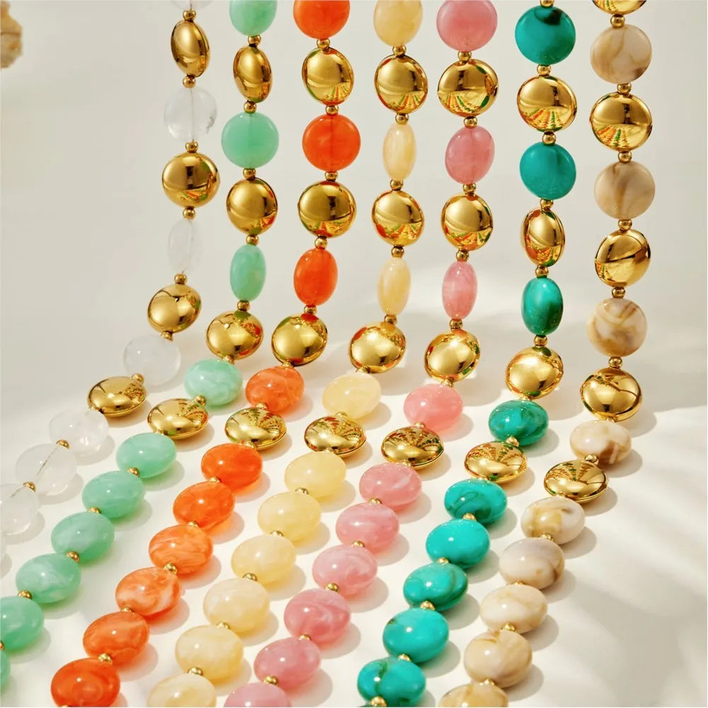 Lucia Gole - Colourful Beaded Necklace & Bracelet