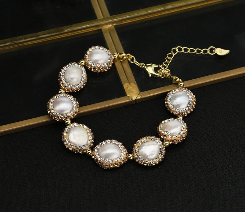 Lucia Gole - Pearl Crystal Bracelet