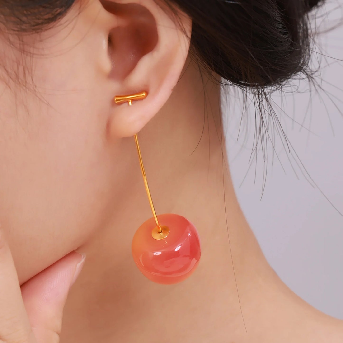 Lucia Gole Cherry Drop Earrings