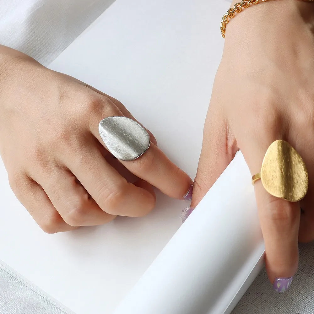 Lucia Gole Sculptural Gold & Silver Statement Ring
