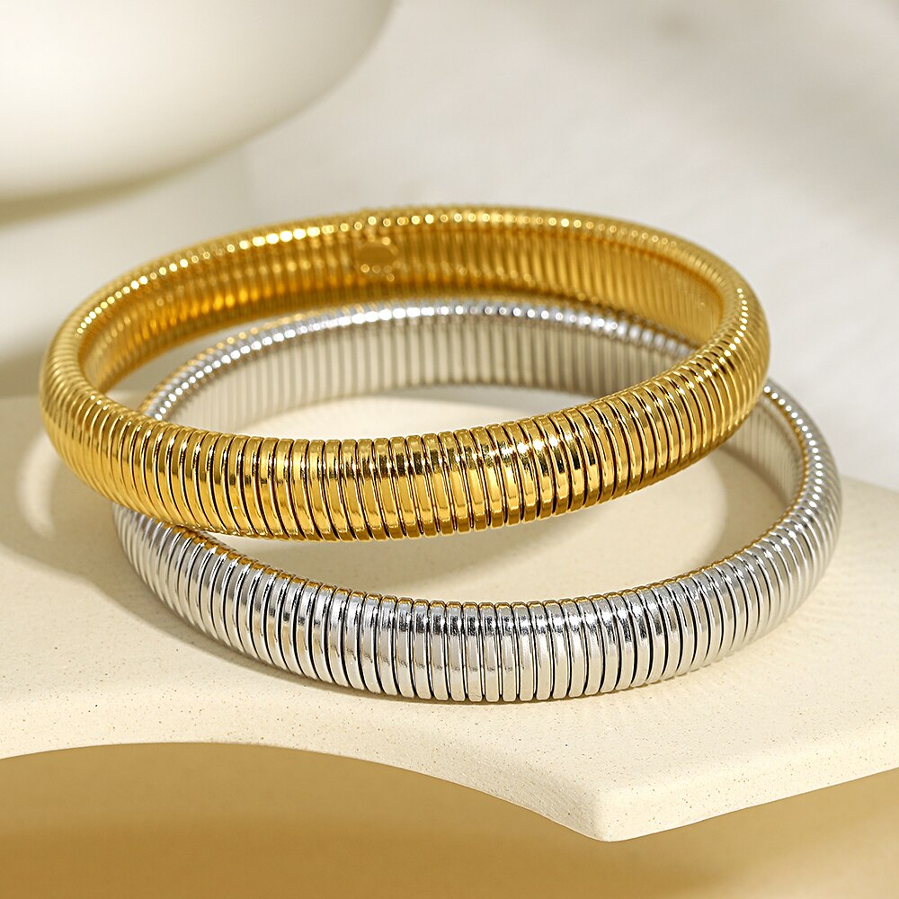 Lucia Gole Simple Stripe Opening Bracelet - Lucia Gole