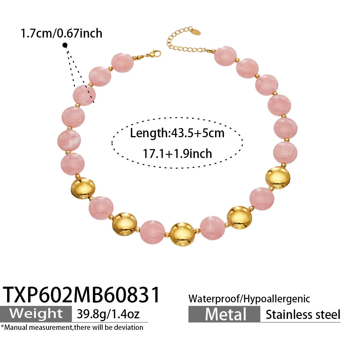 Lucia Gole - Colourful Beaded Necklace & Bracelet