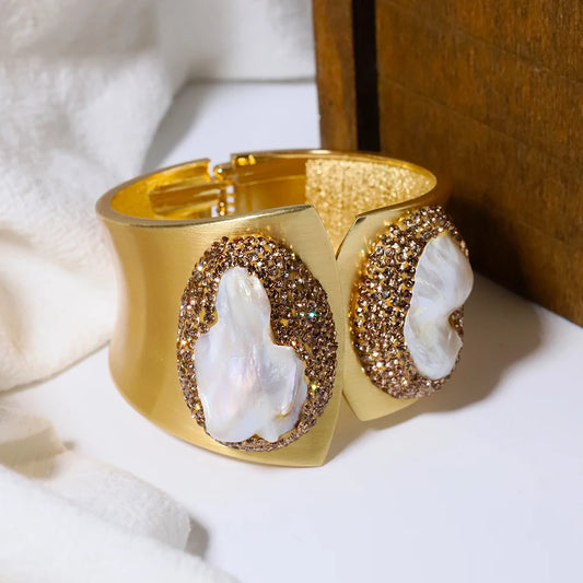 Lucia Gole - Freshwater Oval Pearl Bracelet