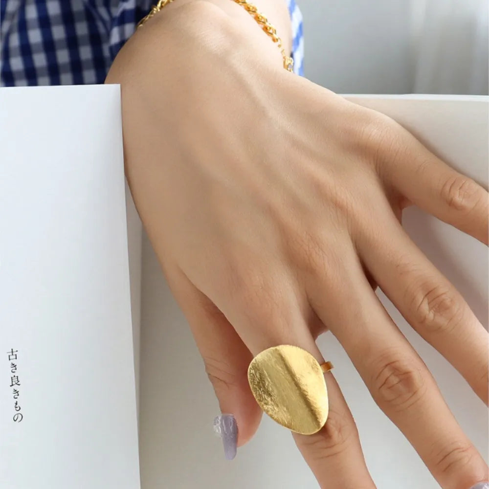 Lucia Gole Sculptural Gold & Silver Statement Ring
