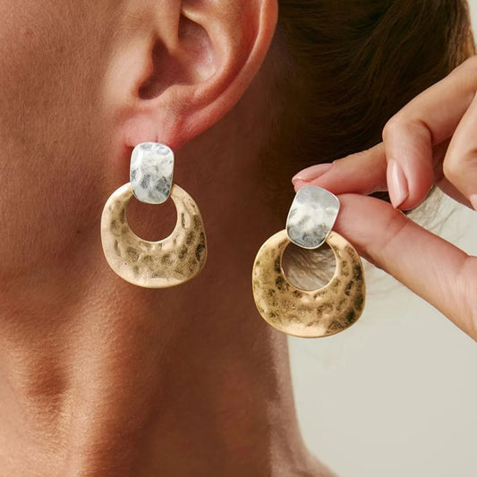 Lucia Gole - Geometric Mixed Color Stud Earrings