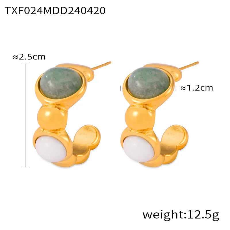 Lucia Gole Stainless Steel Bangle Set – Gold Plated, Waterproof & Tarnish-Resistant
