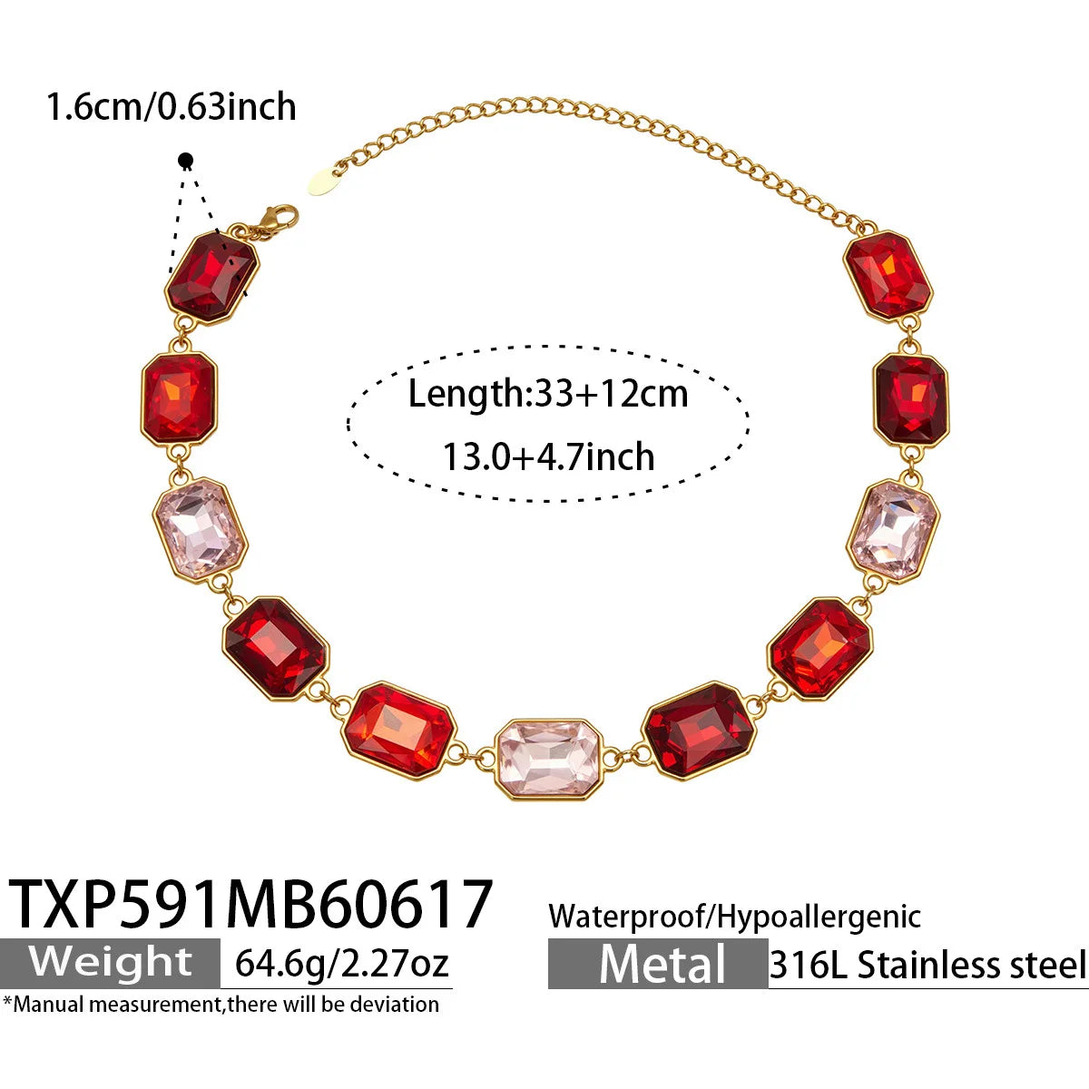 Lucia Gole Cut Crystal Necklace & Bracelet